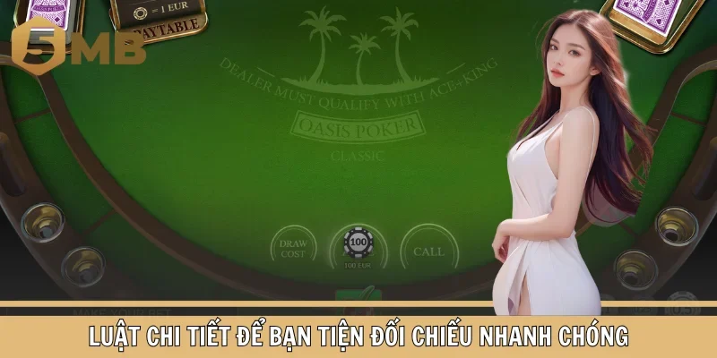 Luật chi tiết để bạn tiện đối chiếu nhanh chóng